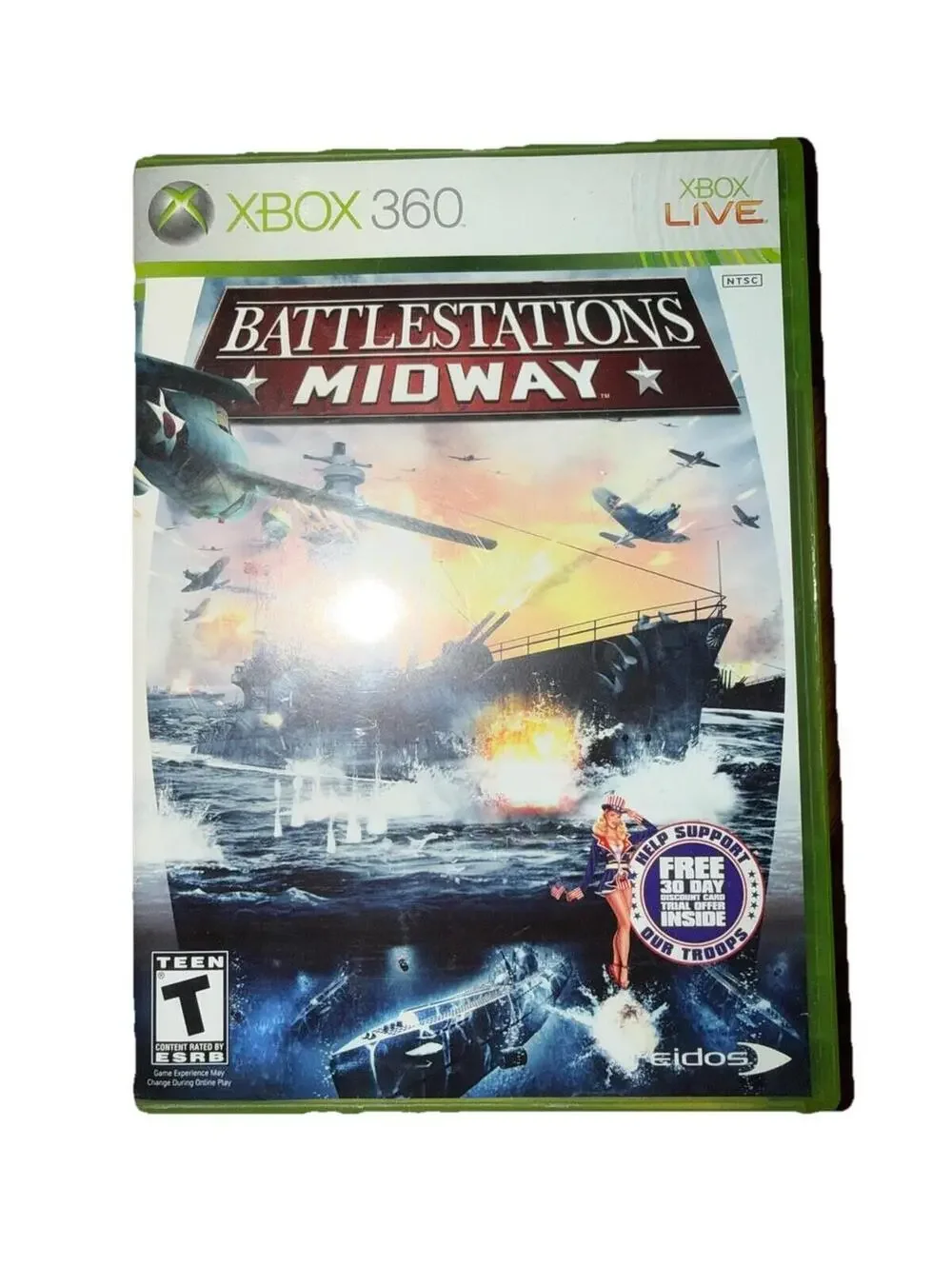 Battlestations Midway Microsoft Xbox 360 2007 With Game Manual VGC